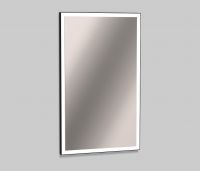 Vorschau: Alape Spiegel 60x100cm, 4-seitiges indirektes LED-Licht, mattschwarz pulverbeschichtet SP.FR600.S1