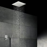 Vorschau: Steinberg Relax Rain Regenpaneel, 45x45cm, edelstahl gebürstet