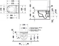 Vorschau: Duravit SensoWash Starck f Lite Compact Dusch-WC, weiß HygieneGlaze