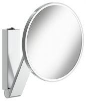 Vorschau: Keuco Kosmetikspiegel iLook_move beleuchtet mit Wippschalter Ø 21cm, 5-fache Vergrößerung