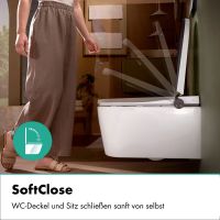 Vorschau: hansgrohe LavaPura Element S Dusch-WC Komplett, weiß