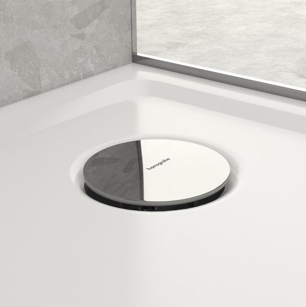 hansgrohe RainDrain Staro Komplettset Ablaufgarnitur für Duschwanne, chrom 60057000 