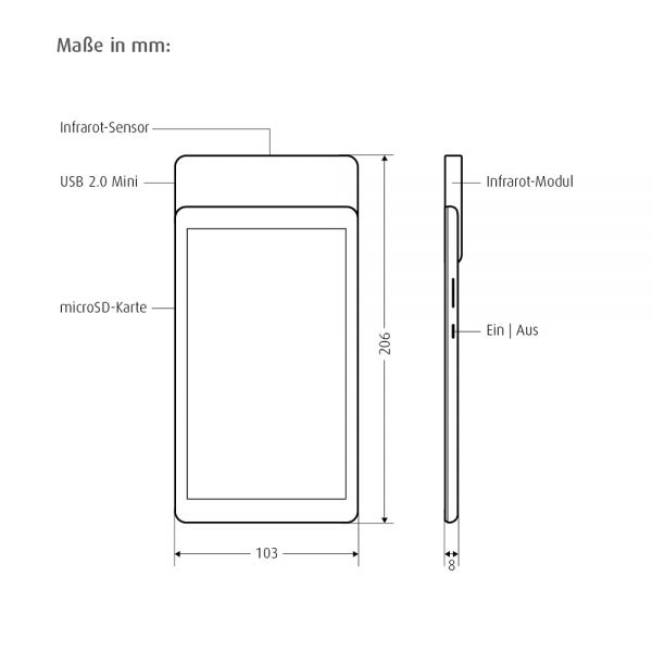 WimTec REMOTE Infrarot-Tablet