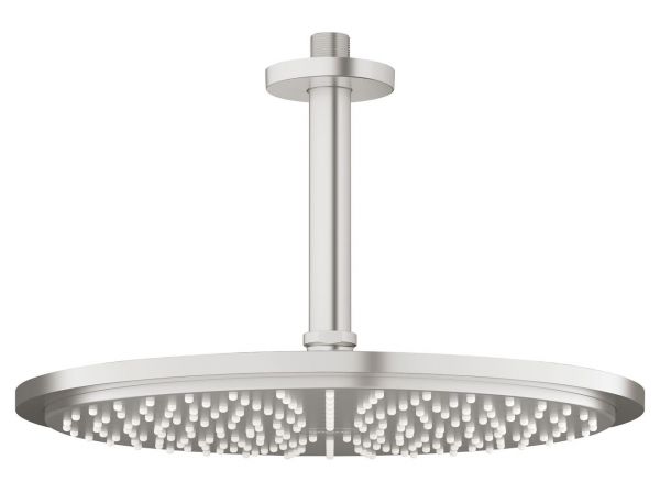 Grohe Rainshower® Cosmopolitan 310 Kopfbrauseset mit Deckenauslass, supersteel