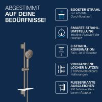 Vorschau: Grohe Vitalio Joy+ 120 Brausestangen-Set, 3 Strahlarten, hard graphite gebürstet