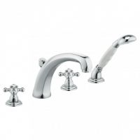 Kludi 1926 Wannenrandarmatur, Zweigriffmischer, chrom 515240520