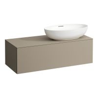 Laufen IL BAGNO ALESSI ONE Schubladenelement 1200, Ausschnitt rechts, perl beige, H4303130972701