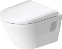 Vorschau: Duravit D-Neo Wand-WC 48x37cm, rimless, WonderGliss, weiß 25870900001