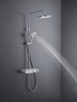 Vorschau: Duravit Shower System/Duschsystem MinusFlow mit Brausethermostat, chrom