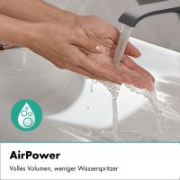Vorschau: hansgrohe Vivenis Waschtischarmatur 80 CoolStart, ohne Ablaufgarnitur, brushed black chrome