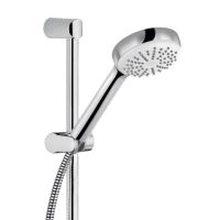 Vorschau: Kludi Logo Brause-Set 60cm mit Wandstange & Handbrause Ø 96 mm, chrom