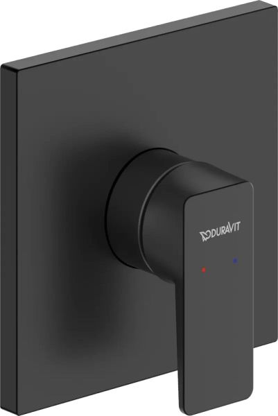 Duravit Manhattan Einhebelmischer Set mit Grundkörper, schwarz matt