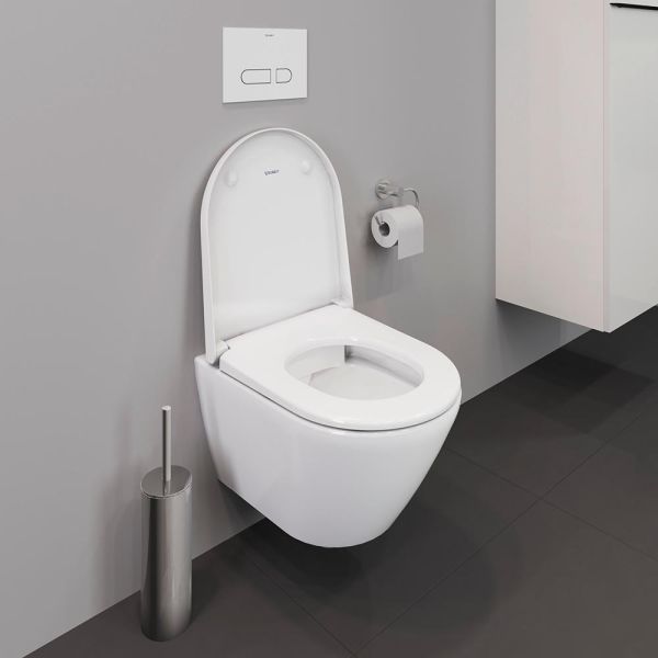 Duravit D-Neo Wand-WC 48x37cm, rimless, HygieneGlaze, Durafix, weiß 2588092000