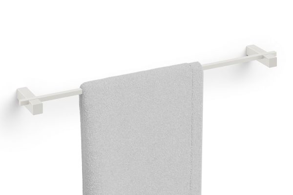 ZACK CARVO 40812 Handtuchstange, 66cm, weiß pulverbeschichtet
