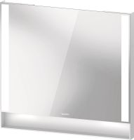 Vorschau: Duravit Qatego Spiegel 80x75cm mit Dimmfunktion und Nischenbeleuchtung, weiß matt QA7082