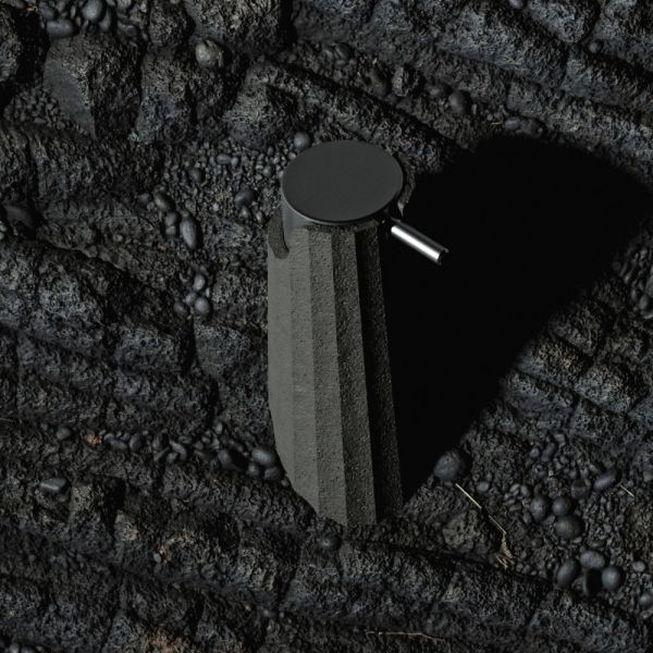 Cosmic Avenir Seifenspender geriffelt, schwarz natur WJC216A0004080