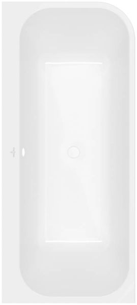 Villeroy&Boch Architectura Eck-Badewanne 180x80cm, linke Ausführung, weiß