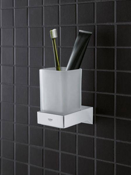 Grohe Selection Cube Halter, für Glas/Seifenschale/Seifenspender, chrom