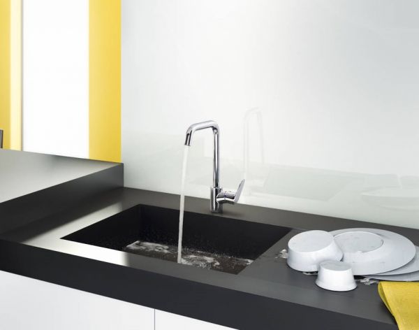 Hansgrohe Focus M41 Einhebel-Küchenmischer 260 mit Schwenkauslauf, 1jet