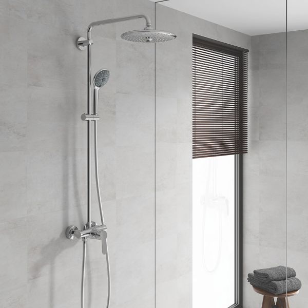 Grohe Vitalio Joy 260 Duschsystem mit Einhebelmischer für die Wandmontage, chrom 27684001