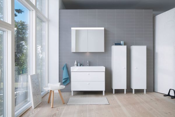 Duravit Vero Air Waschtisch 100x47cm, mit Überlauf, mit Wondergliss, weiß 23501000001