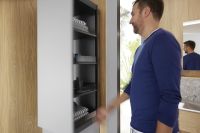 Vorschau: Burgbad Sys30 MagicTwist Drehschrank mit Wäschekippe