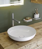909306003001 Kaldewei Miena Waschtisch-Schale rund Ø45cm, weiß Mod.3180