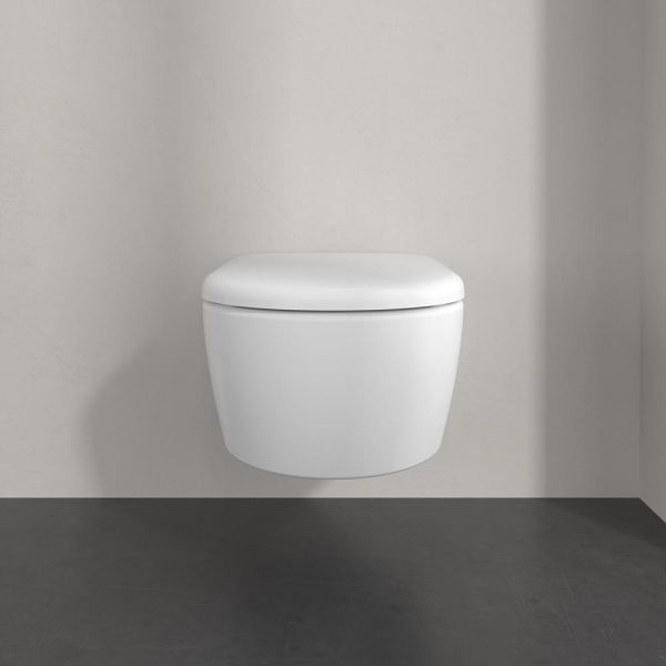 Villeroy&Boch Skyla WC-Sitz mit QuickRelease und Absenkautomatik SoftClosing, stone white 8M81S1RW 