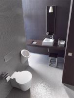 Vorschau: Duravit Starck 1 Wand-WC 57,5x41cm, rund, WonderGliss, Durafix, weiß 02100900641 4