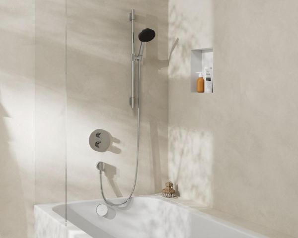 hansgrohe Exafill Komplettset Wanneneinlauf, Ab- und Überlaufgarnitur, chrom
