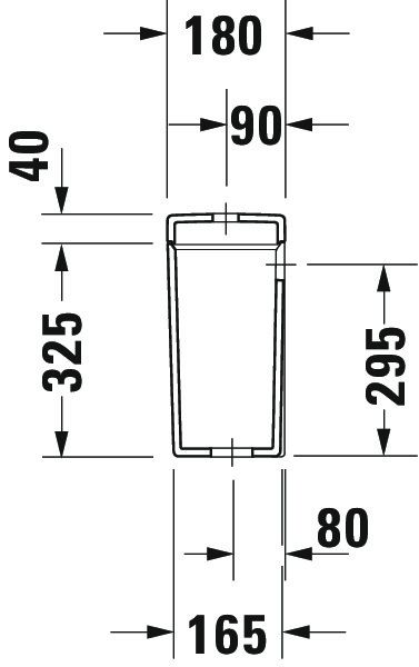 Duravit Starck 3 Spülkasten 3/6L mit Dual Flush, Anschluss unten links, WonderGliss, weiß