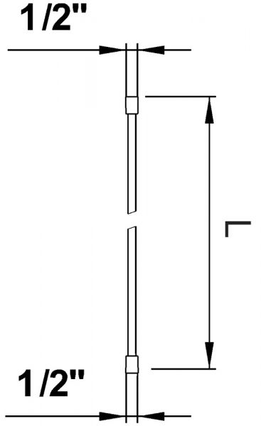 Laufen Simiflex Brauseschlauch 1,25cm, chrom H3629800001201