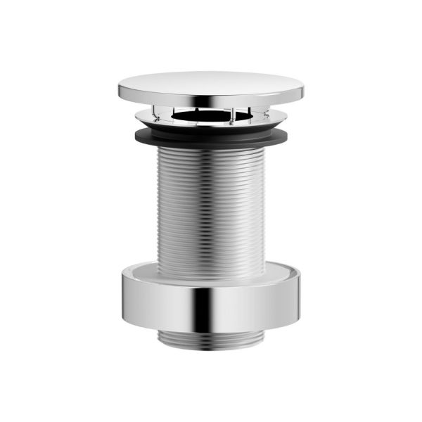 Laufen Ablaufventil 1 1/4" für Becken ohne Überlauf, Haube Ø 74mm, chrom H591LA30040001