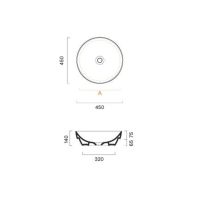 Vorschau: Catalano Sfera Aufsatzwaschbecken rund Ø 45cm CATAglaze+