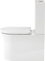 Vorschau: Duravit White Tulip Stand-WC für Kombination, Tiefspüler, spülrandlos, HygieneGlaze, weiß