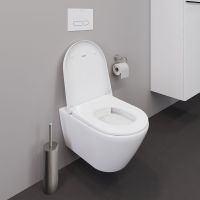 Vorschau: Duravit D-Neo Wand-WC 54x37cm, Tiefspüler, rimless, weiß