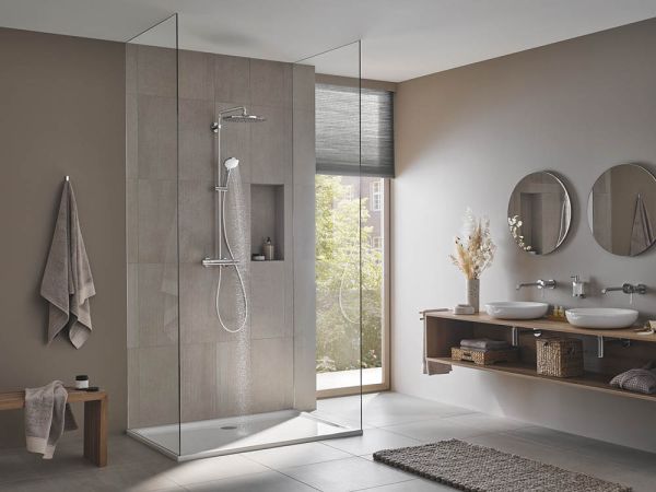 Grohe Euphoria System 310 Duschsystem mit Thermostatbatterie, chrom