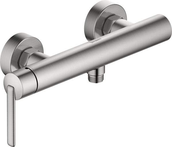 Duravit Balcoon Einhebel-Brausemischer Aufputz, edelstahl gebürstet BA4230000070 