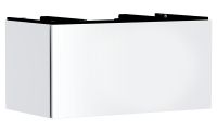hansgrohe Xilesa E Unterschrank 98x55cm für Konsole mit 1 Schubkasten & Grifffuge, weiß matt 54266700