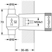 Vorschau: Grohe Unterputz-Ventil-Unterteil DN 15