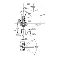 Vorschau: Grohe Blue 2.0 5-in-1-Armatur, L-Auslauf, chrom