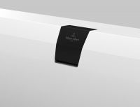 Vorschau: Villeroy&Boch Wasserzulauf integriert in Überlauf für SQUARO EDGE 12 Badewanne Black Matt