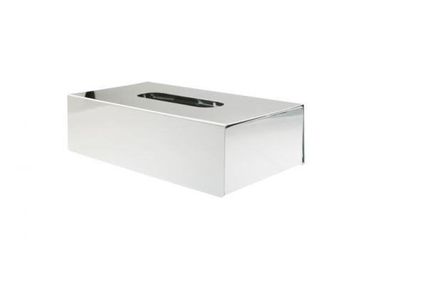 lineabeta OTEL Kleenexbox, 25x12,5cm, edelstahl poliert