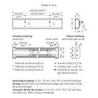 Vorschau: WimTec PROOF RW HyPlus Aufputzreihenwaschanlage dreifach 12V Netzbetrieb, edelstahl