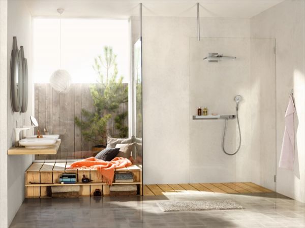 Hansgrohe ShowerTablet Select 700 Thermostat Aufputz für 2 Verbraucher, weißchrom 13184400 1