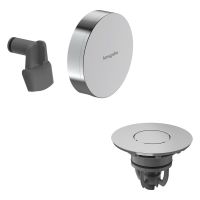 hansgrohe Exafill Fertigset Wanneneinlauf, Ablauf- und Überlaufgarnitur, chrom 58131000