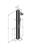 Vorschau: Ideal Solardusche Curacaou mit Kopf- und Handbrause 707057