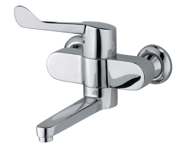 Kludi Medi Care Wand-Einhandmischer 25cm, absperrbare S-Anschlüsse, chrom 349210524