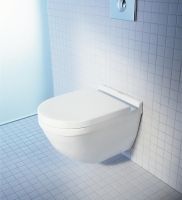 Vorschau: Duravit Starck 3 Wand-WC 54x36,5cm, oval, rimless, Durafix, weiß 2527090000