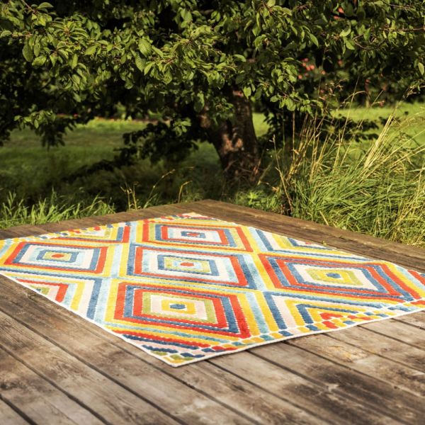 KETTLER Outdoorteppich Shape 160x230cm, beige bunt 0307462-0500